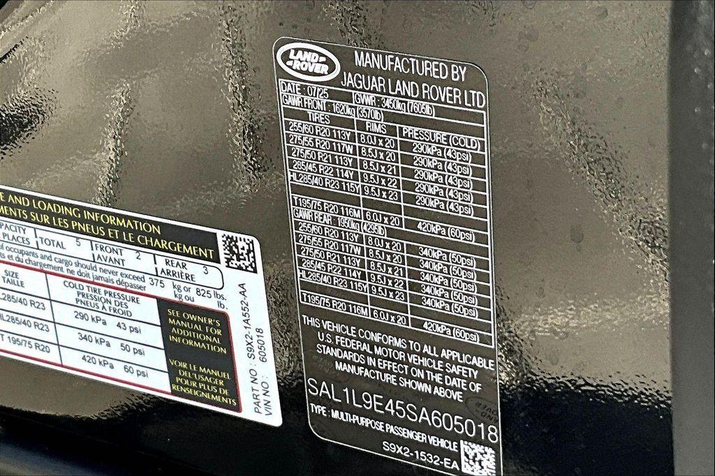 new 2025 Land Rover Range Rover Sport car, priced at $108,275