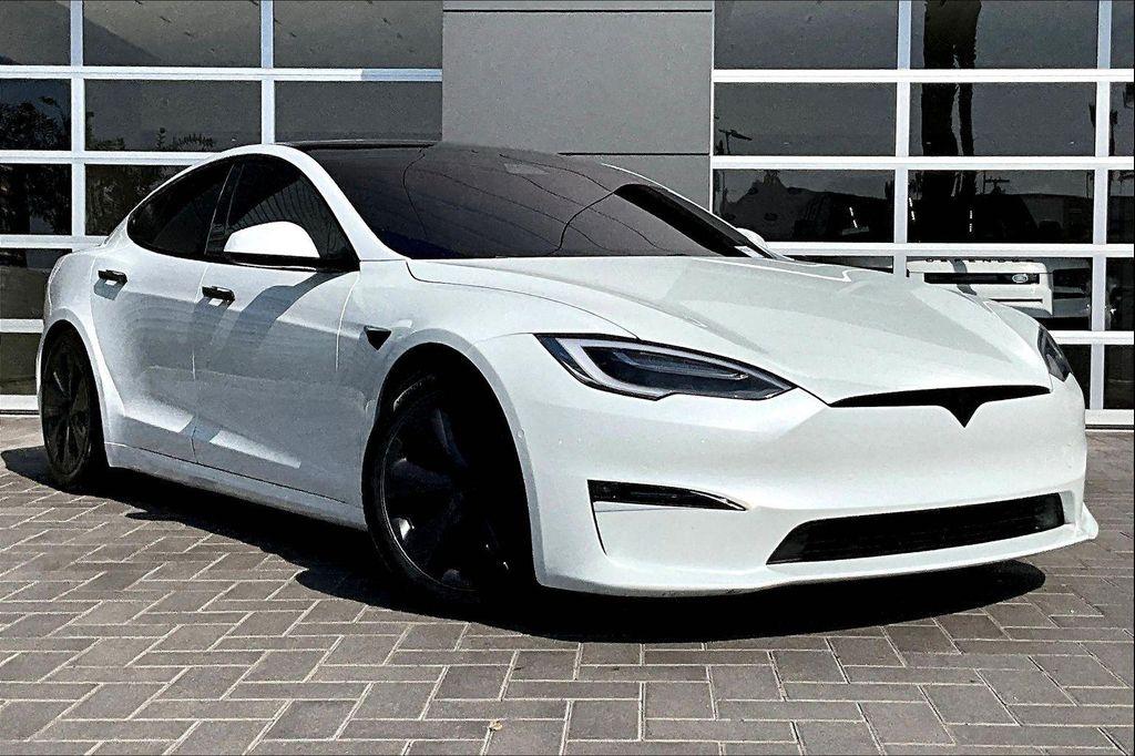 used 2021 Tesla Model S car, priced at $54,992