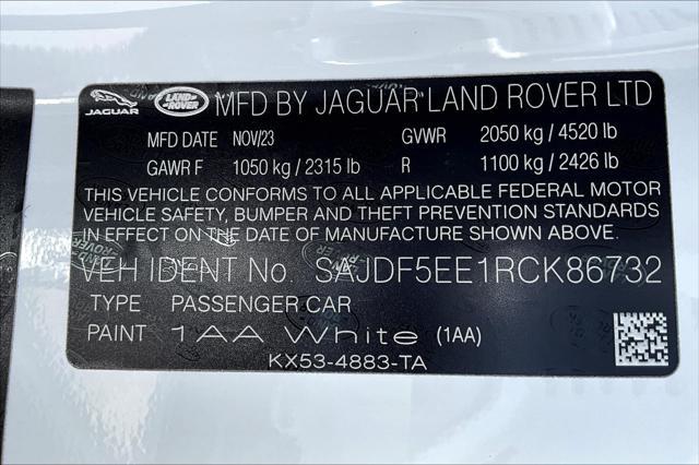 new 2024 Jaguar F-TYPE car, priced at $91,678