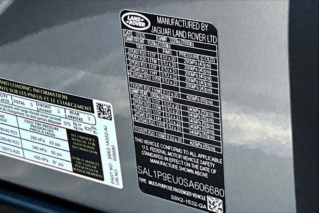 new 2025 Land Rover Range Rover Sport car, priced at $92,755