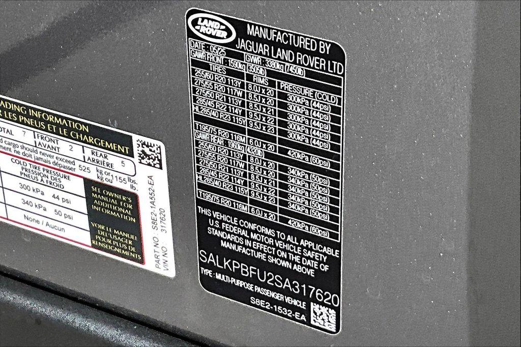 new 2025 Land Rover Range Rover car, priced at $130,415