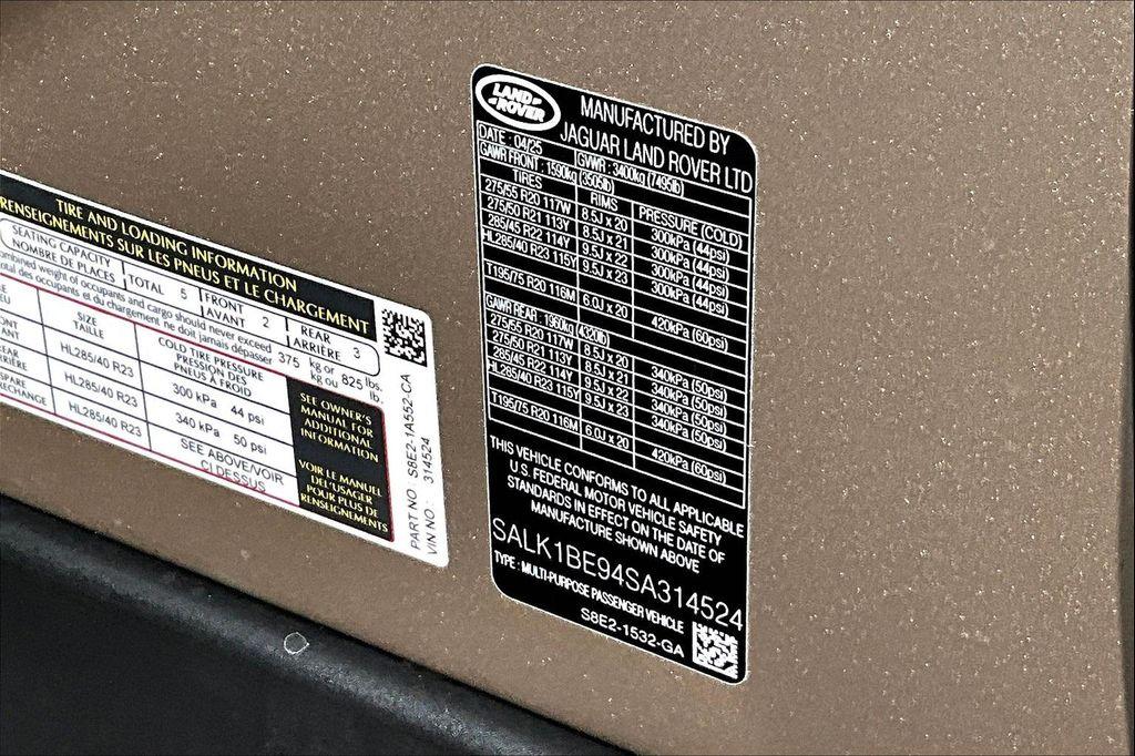 new 2025 Land Rover Range Rover car, priced at $193,620