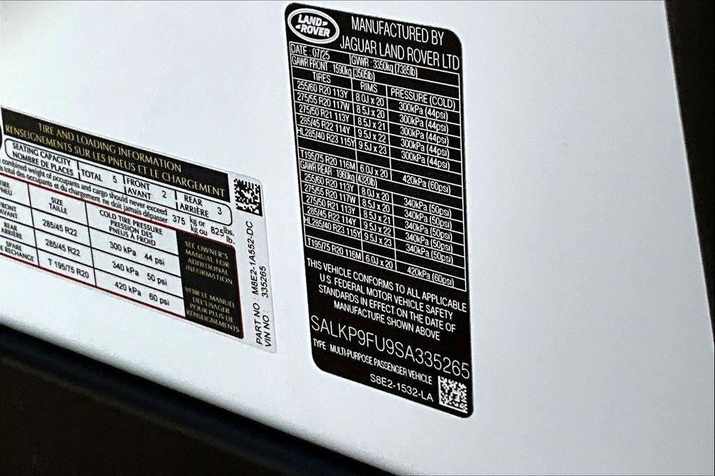 new 2025 Land Rover Range Rover car, priced at $128,525