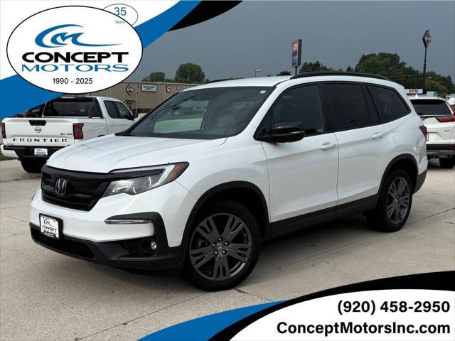 used 2022 Honda Pilot car, priced at $33,590