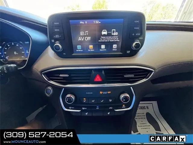 used 2019 Hyundai Santa Fe car, priced at $15,495