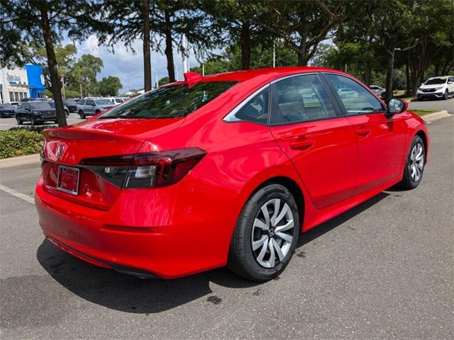 new 2025 Honda Civic car, priced at $25,400