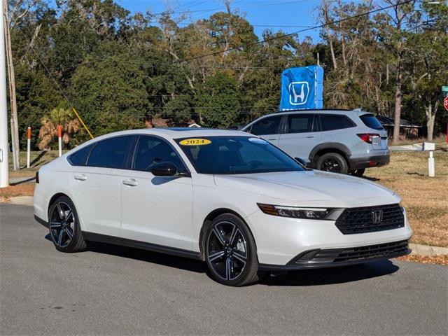 used 2024 Honda Accord Hybrid car, priced at $32,990