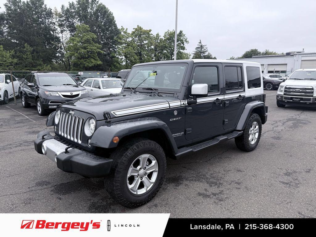used 2017 Jeep Wrangler Unlimited car, priced at $21,890