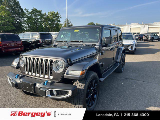 used 2022 Jeep Wrangler Unlimited 4xe car, priced at $33,890