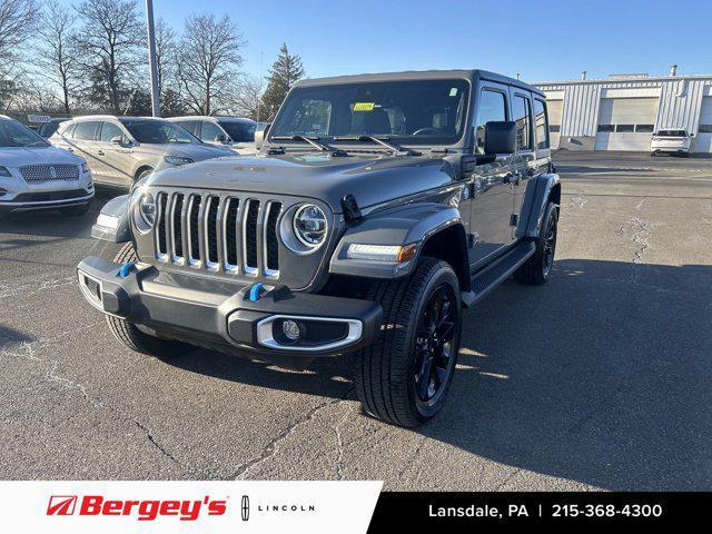 used 2022 Jeep Wrangler Unlimited 4xe car, priced at $33,890