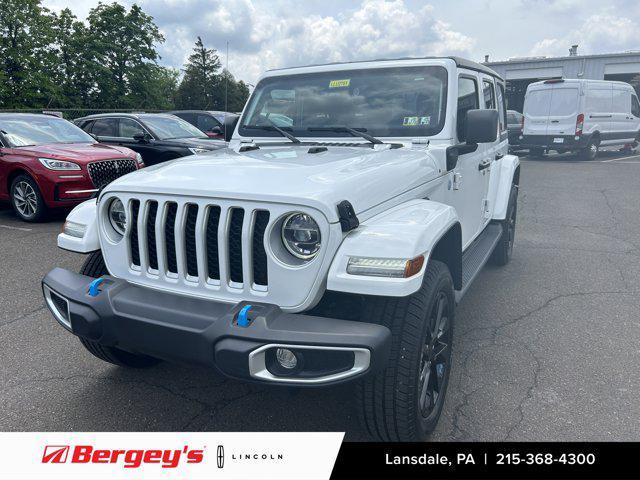 used 2022 Jeep Wrangler Unlimited 4xe car, priced at $33,890