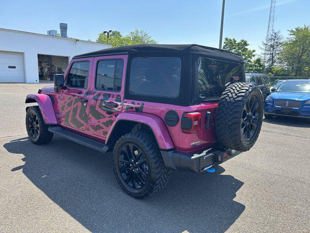 used 2022 Jeep Wrangler Unlimited 4xe car, priced at $33,890