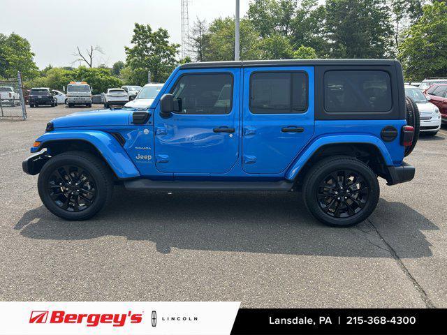 used 2022 Jeep Wrangler Unlimited 4xe car, priced at $33,890