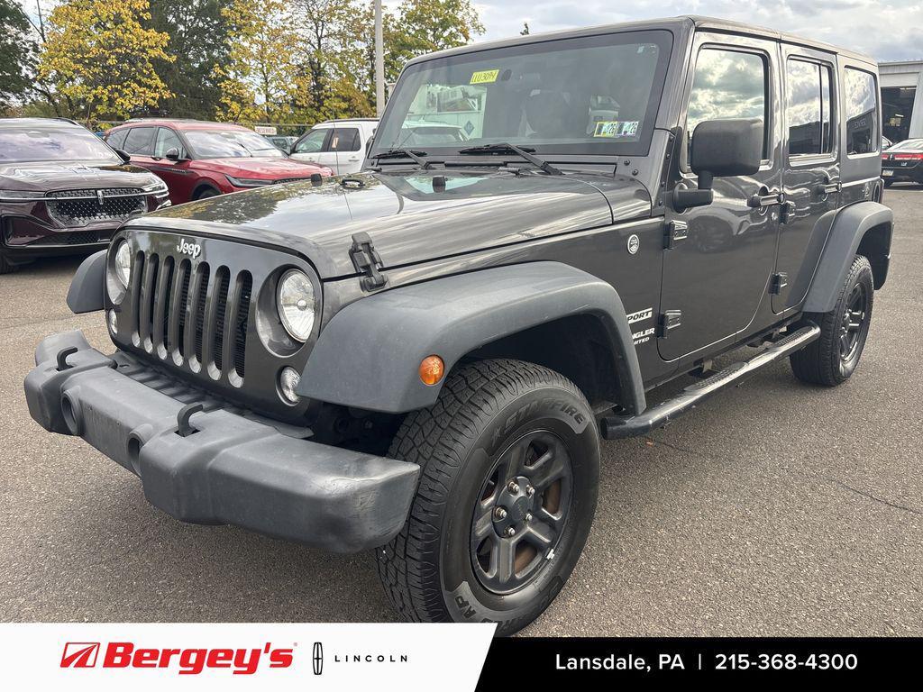 used 2017 Jeep Wrangler Unlimited car, priced at $14,890