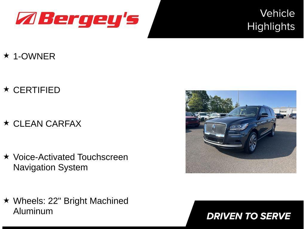 used 2024 Lincoln Navigator car, priced at $63,890