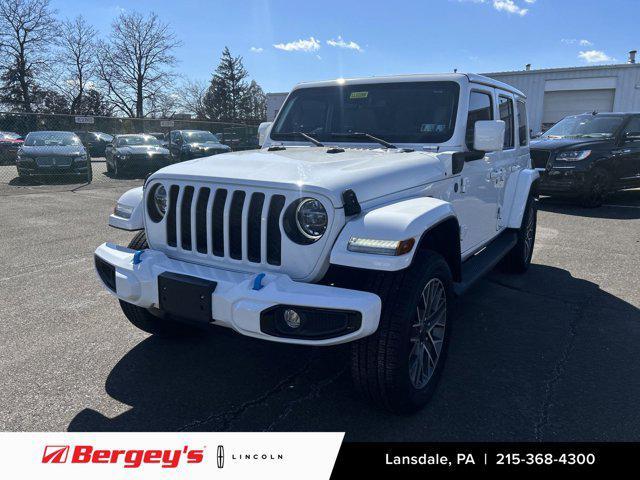 used 2022 Jeep Wrangler Unlimited 4xe car, priced at $34,890