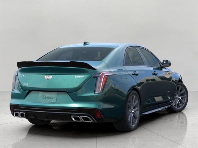 new 2025 Cadillac CT4-V car, priced at $59,455