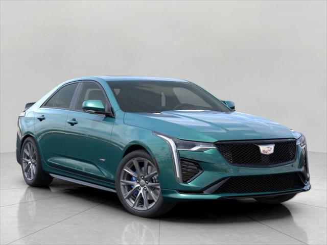 new 2025 Cadillac CT4-V car, priced at $59,455