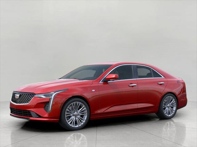 new 2025 Cadillac CT4 car, priced at $50,135