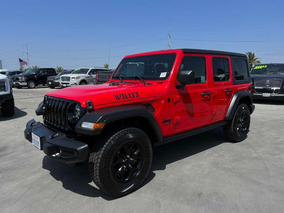 used 2021 Jeep Wrangler Unlimited car, priced at $30,988