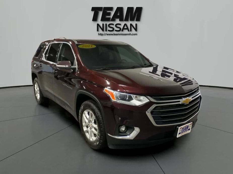 used 2021 Chevrolet Traverse car, priced at $27,407