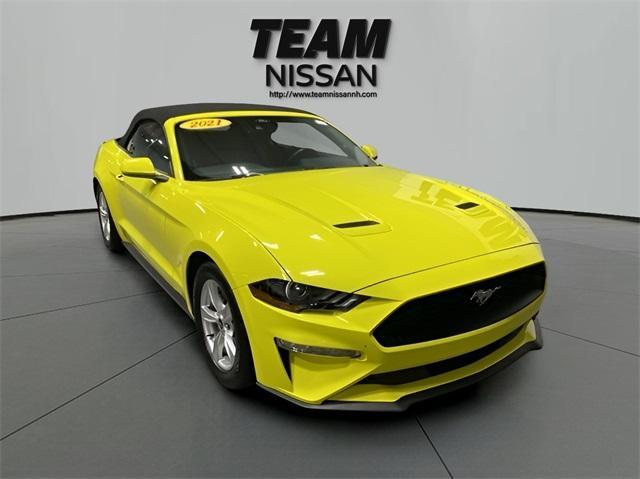 used 2021 Ford Mustang car, priced at $24,764