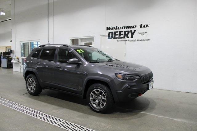 used 2021 Jeep Cherokee car, priced at $24,961