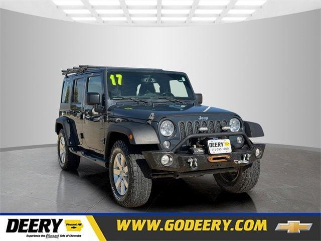 used 2017 Jeep Wrangler Unlimited car, priced at $14,388