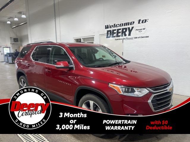 used 2021 Chevrolet Traverse car, priced at $24,244