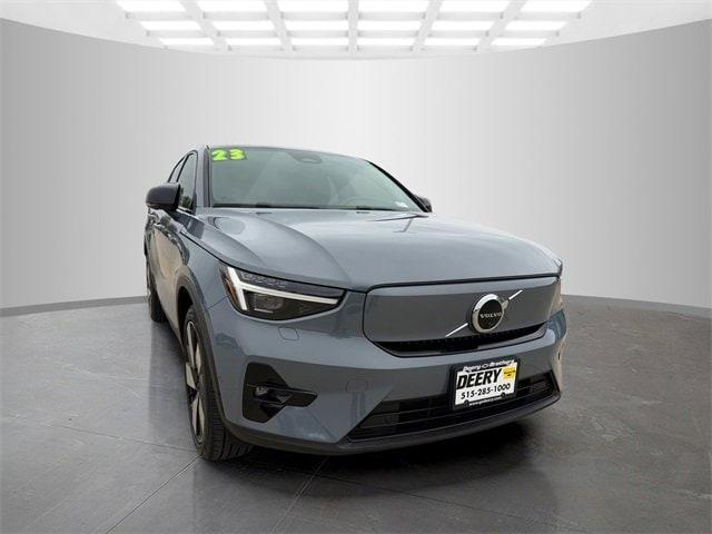 used 2023 Volvo C40 Recharge Pure Electric car, priced at $31,595