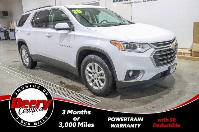 used 2020 Chevrolet Traverse car, priced at $19,616