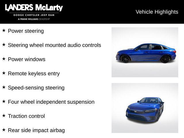 used 2022 Honda Civic car, priced at $22,497
