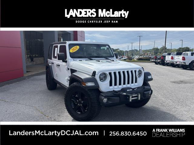 used 2021 Jeep Wrangler Unlimited car, priced at $27,497