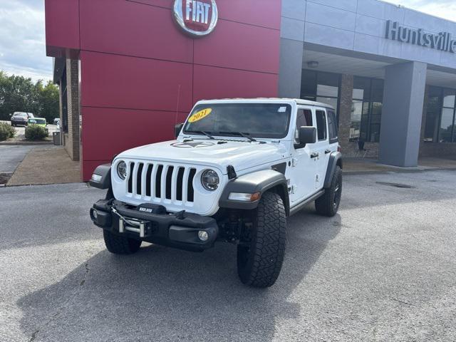 used 2021 Jeep Wrangler Unlimited car, priced at $27,497