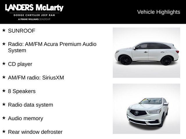 used 2018 Acura MDX car, priced at $22,997