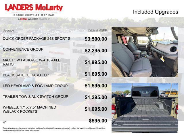 new 2025 Jeep Gladiator car, priced at $43,030