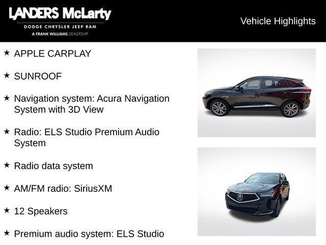 used 2023 Acura RDX car, priced at $36,497