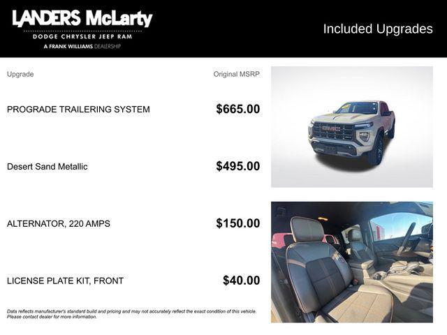 used 2023 GMC Canyon car, priced at $34,499