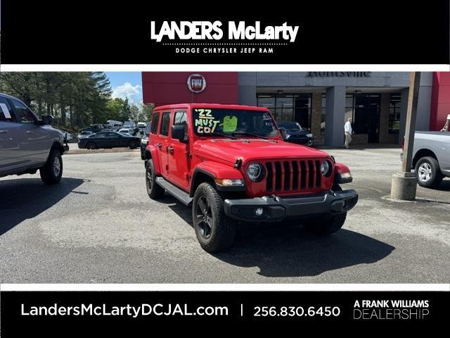 used 2022 Jeep Wrangler Unlimited car, priced at $45,595