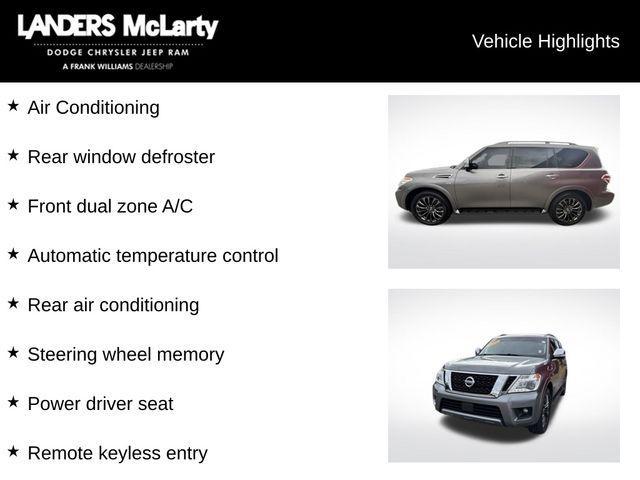 used 2020 Nissan Armada car, priced at $29,997