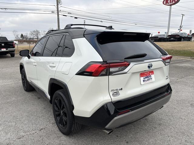 used 2022 Toyota RAV4 Hybrid car, priced at $33,500