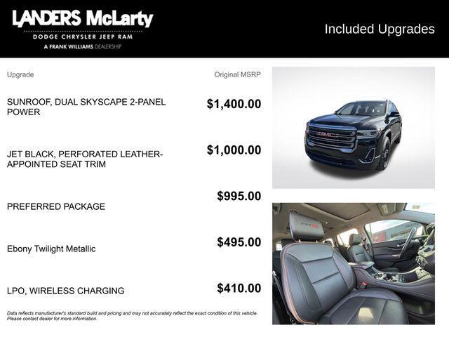 used 2022 GMC Acadia car, priced at $29,497