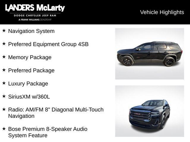 used 2022 GMC Acadia car, priced at $29,497