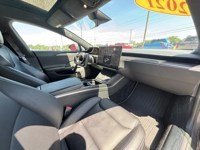used 2021 Tesla Model S car, priced at $55,497