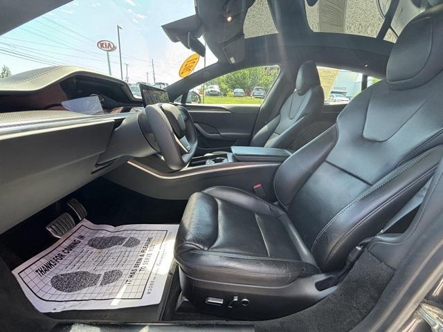 used 2021 Tesla Model S car, priced at $55,497