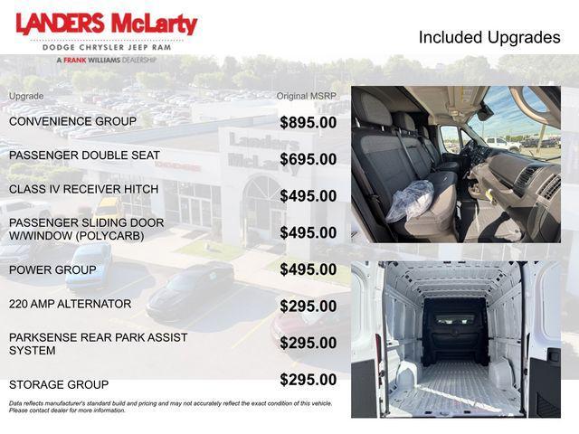 new 2026 Ram ProMaster 3500 car, priced at $63,665