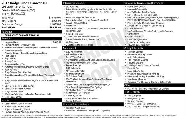 used 2017 Dodge Grand Caravan car, priced at $8,999