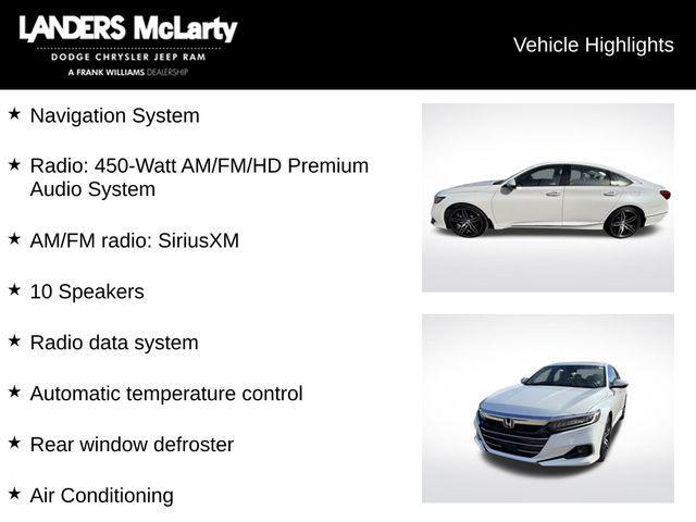 used 2021 Honda Accord car, priced at $28,997
