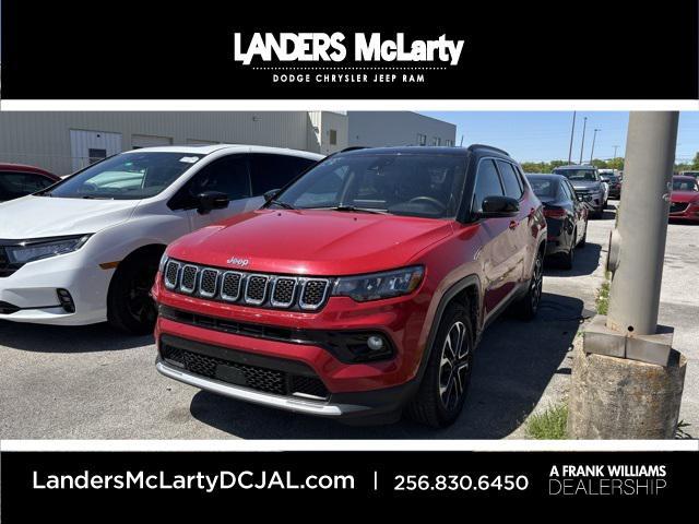 used 2023 Jeep Compass car, priced at $23,077