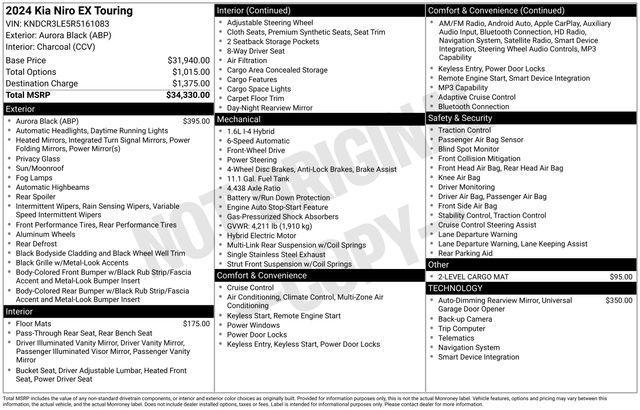 used 2024 Kia Niro car, priced at $25,997